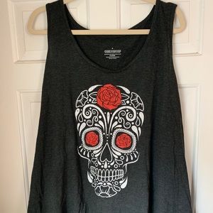 Skull tank top